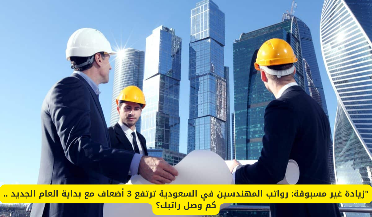 رواتب المهندسين في السعودية